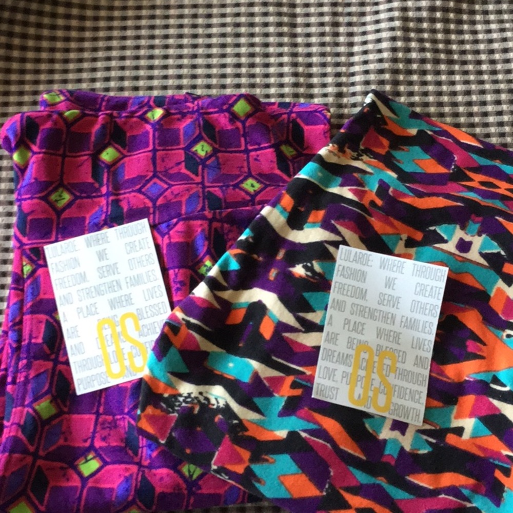 NWT Lularoe Leggings Bundle.  Size OS.